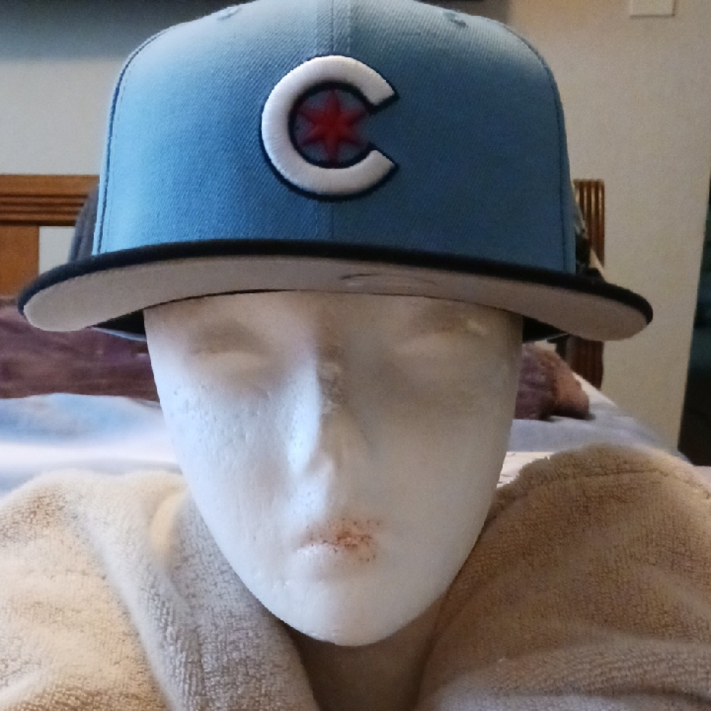 Blue Baseball Cap with Logo